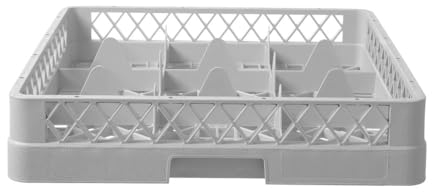 HENDI Cesta de lavavajillas para vasos - 9 compartimentos - 500x500x(H)104 mm