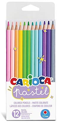 Carioca Pastellstifte, 12 verschiedene Pastellfarben