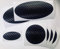 Emblem Folie Typ K3 Aufkleber Carbon schwarz 7 Teilig Grill Heck Lenkrad Alufelgen