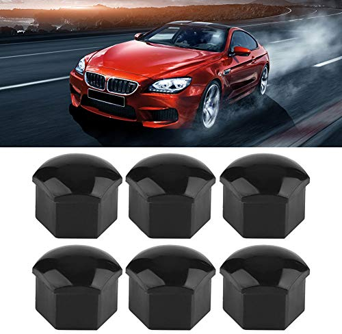 19Mm terkappen - 9Mm terkappen - Auto Radmutter Kappen Auto ter Covers 20Pcs 9Mm Car Wheel Nut Auto Hub S Cover s Exterior (Black)
