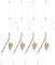 Tragbarer Angelköderkäfig, 4PCS Leichter tragbarer Angelköder Köderfalle Korb Feeder Fischgerät Zubehör(30G)