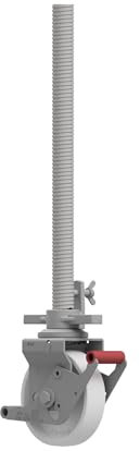 ALTEC Ø150mm Rolle Eco mit Doppelbremshebel und Stahlspindel | Rollfix® 2.0 | MySelf-Tower® (1)