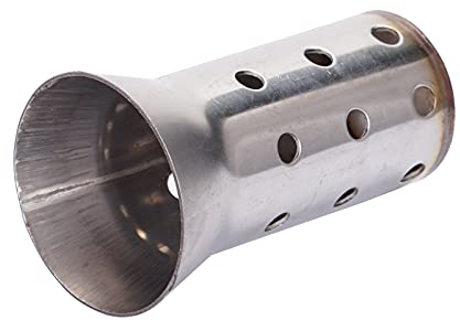 FLYAMAPIRIT Motorrad Auspuff Schalldämpfer Edelstahl DB Killer Insert Noise Eliminator 51mm Durchmesser (86x38x51mm)