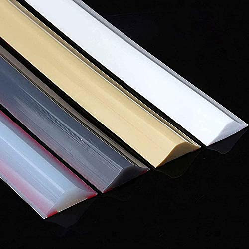 QMZDXH Silicone A Diga con Sogliasoglia per Doccia Pieghevole Water Dam Water Flood Barrier Water Stopper per La Doccia A Pavimento Water Retaining Strip White,200cm