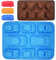 Silikon Backform,Forreen 2 Stück Auto Form Silikonform Schokoladenformen Antihafteigenschaft Silikon Cartoon Auto Silikonform Hochwertige Muffin Tablett für Cupcakes Kuchen Pudding Eiswürfel Gelee