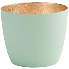Gift Company Windlicht Madras M, Teelichthalter, Kerzenhalter, Eisen, Aqua, 8.5 cm, 1092504090