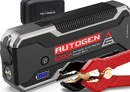AUTOGEN Batterie externe 4500 A (10,0 L + essence et diesel), 27000 mAh - Batterie au lithium 12 V - Pour voitures, SUV, camions