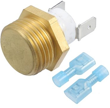 X AUTOHAUX Universal Automotive Radiator Engine Cooling Fan Temperature Thermo Sensor Switch 1/2'' NPT 200 Degree on 185 Degree Off