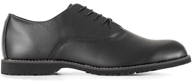 5.11 Tactical Men's Duty Oxford Uniform Shoes - Classic Leather, Vibram Outsole - Premium Military Dress Footwear, Black, 10.5 Regular, Style 12469