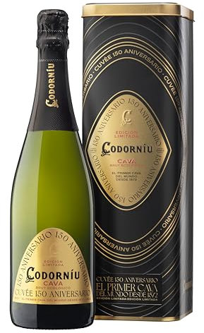 Codorníu Cuvée 150 Aniversario Estuche Regalo Cava Brut, 75 cl