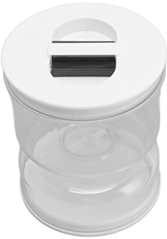Akozon Glasspender für Nasse und Trockene Gurken, Luftdichtes Glas für Kimchi und Kochen.