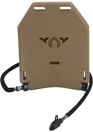 Wasserstoffspeicher, 1,75 l, Wasserstoffspeicher, Wasser-Panel für Molle Combat Assault Plate Carrier JPC CPC AVS Tactical Vest, braun, One size