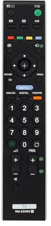 1 Mando a Distancia de Repuesto RM-ED009 Compatible con Sony for Bravia TV RM-ED011 RM-ED012 Controlador