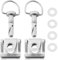 EMSea 2 Set Di Bulloni Di Copertura Del Motore Dell'auto Dadi Chiusura Rotante 4519880067 A4519880067 Compatibile Con Smart 451 E Compatibile Con Smart Fortwo 2007-2015