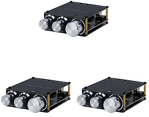 3X Bluetooth 5.0 100W+100W Power Subwoofer Amplifier Board 2.1 Channel Class D Home Audio Stereo Equalizer Amp XY-T100L