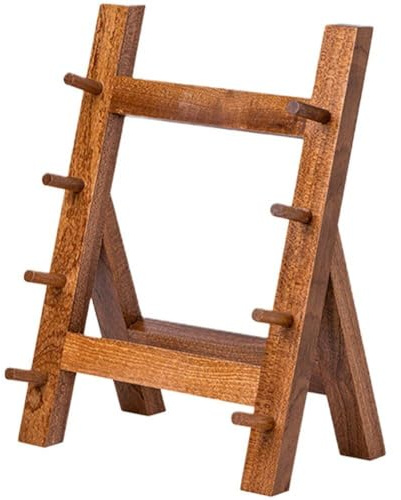 HiyyFloy Étagère À Couteaux en Bois De Style Japonais, Porte-Couteau À Saumon À 4 Couches, Support De Rangement De Cuisine Multicouche pour Magasin Restaurant De Cuisine Japonaise