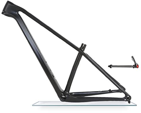 ITETONE Cr-Mo-Stahl-Rahmen-Set, Scheibenbremse, Cyclocross-Rahmen, Steckachse, 100/142 mm, interner Routing-Rahmen mit Carbon-Gabel, 44/47/50/53/56 cm (56 cm)