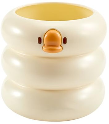 Pencil Cup Container, Cute Cartoon Desktop Pencil Holder Animal Pen Cup Pot Desk Organizer Large Capacity Makeup Brush Holder for Home Office School