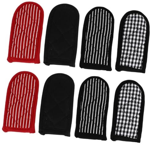 Amosfun 2 Set Di Manico Per Pentole Manico Per Pentole Copertura Antiscottatura Isolamento Termico Impugnatura Antiaderente 4 Pezzi*2