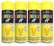 SDMAX Sunshine Yellow Spray Paint, Gloss Finish, Long-Lasting, Non-Cracking, Quick-Drying, Easy To Use, Lightweight And Portable, Interior & Exterior Use, 250ml (4PCS)