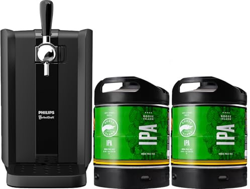 Pack Tireuse à bière PerfectDraft Black + 2 fûts - Idée cadeau (Goose Island IPA)