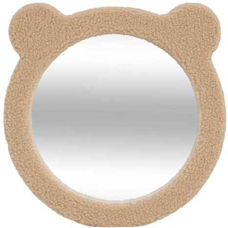 Atmosphera - Wandspiegel Beary braun 33,5x33,5cm