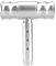 CGEAMDY Car Gear Shift Lever Knob, Car Modification T-Handle Joystick Type Gear Shift Knob, Manual Transmission Car Gear Shift Lever Knob Shifter, Automotive Interior Decorative Accessories(Silver)