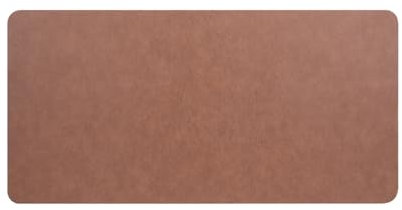 FjorDecor Schreibtischunterlage Recyceltes Leder (Braun,100cm×50cm)