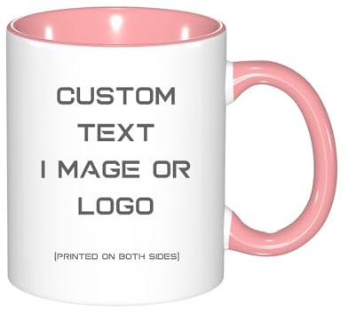 Personalised Mugs Text Photo Printed 11 Oz Customised Mug Collage Photos and Message Gifts for Teachers Mothers Fathers Day Perfect Birthday Present