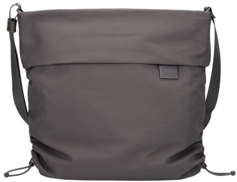 Zwei Damen Umhängetasche AMIE AM120 – 9 L Hobo Bag, leichte Schultertasche mit seitlicher Raffung zur Volumenerweiterung, Geheimfach & verstellbarer Schultergurt