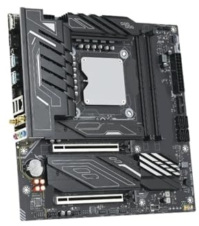 Compatible avec la Carte mère de Jeu MATX, CPU Combo, Double RAM DDR5 24C32T, PCIe4.0x16, WiFi Haut débit, Ensemble de Bureau à Monter soi-même