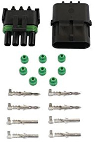 Connect 37330 Automotive Electrical Delphi Connector Kit 4 Pin 18pc