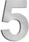 nanlyiau House Numbers door numbers stainless steel number Made of Solid 304 Stainless Steel Floating Appearance in Easy to Install 4in/10.2cm(5)