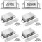Onarway Magnetic Door Catch 20 lbs Pull Strong Magnet Cabinet Latches Magnetic Hardware Stainless Steel Chrome Door Closer for Bathroom Kitchen Sliding Door Window Cupboard (6 Pack-Strength 10KG)