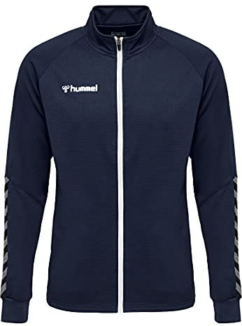 hummel Herren Jacke Hmlauthentic Poly Zip Jacket, Marine, S, 205366-7026-S