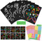 MELLIEX Punkt Aufkleber Kunst Papier Set für Kinder, 10 Muster Buntes Klebepunkt Pappe zum Basteln Set Dotty Sticker Scrapbooking Art Bastelset mit Die Renderings