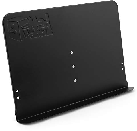 Mad About MS01 Desktop Music Stand – Metal Tabletop Sheet Music Holder, Book Holder, Black