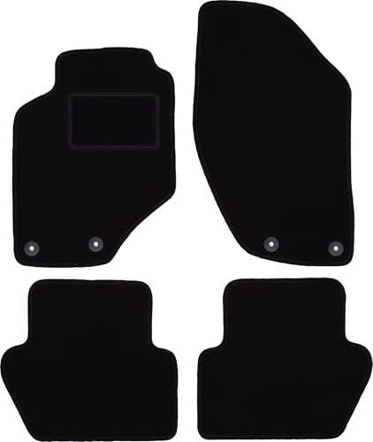 Wielganizator Automatte – Passend für Volvo S70 I Limousine 1996-2000 – Velours – Autozubehör - Auto Fußmatten – Fußmatte Auto – 4-teilig - schwarz