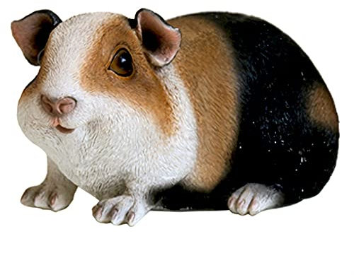 RAN Schöne Meerschweinchen Figuren Harz Nette Tiergarten Statue Modell Garten Rasenschmuck Dekor, 3,9 cm h
