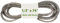 Courroie d'entraînement pour tondeuse à gazon de 1,27 x 188 cm en Kevlar compatible avec Snapper 1-8236 2-2252 7018236 7022252 7022252YP, Murray 1001223 1001223MA 7102323MA