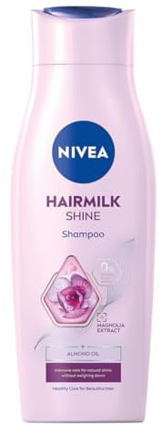 NIVEA Milchig Glanz-Auslöser Shampoo Hairmilk Natural Shine 400ml