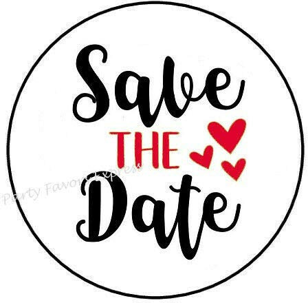 2cmØ 32-Stück! Aufkleber Sticker Briefumschlag-Siegel Post rund SAVE DATE WEDDING SPEICHER-DATUM HOCHZEITS R563