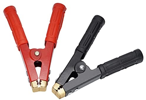 FLYAMAPIRIT Krokodilklemmen Starthilfekabelklemmen Krokodilklemmen Autobatterie Zündklemmen Starthilfekabel Klemmen (EIN Paar)
