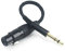 1/4 TRS 6,35 mm macho a 4 pines XLR hembra balanceado auriculares cable adaptador de audio 6N OCC cobre monocristal plateado cables