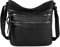 Damen Tasche Shopper Schultertasche Umhängetasche Crossover Crossbody Henkeltasche Beuteltasche Handtasche City Bag Reise Kunst-Leder Schwarz