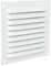 Cofan Rejilla de Ventilación con Mosquitera | Fabricado en Aluminio Blanco | Medida de 10 x 10 cm | Medida Interior 8 x 8 cm