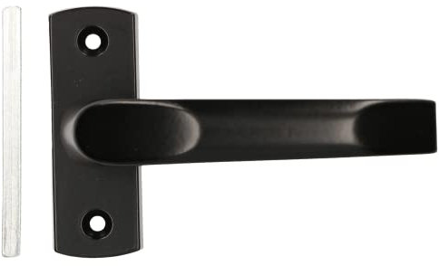 KOTARBAU® Türgriff mit Kurzem Schild für Türen Tore Pforten Schwarz