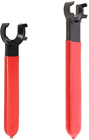 Bestgle 2 Pcs ER16 ER20 M Type Collet Chuck Wrench Spanner for ER16M ER20M Clamping Nut Milling Machine Lathe Chuck Holder Tools
