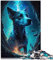 Erwachsene Puzzles Geschenke Jack Russell Terrier Hund Puzzles 1000 Teile für Erwachsene Geeignet für Erwachsene und Kinder über 12 Jahre Papppuzzles tolles Größe: 26 x 38 cm
