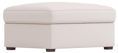 La housse de rechange en polyester durable pour repose-pieds Kivik est compatible avec les housses ottomanes Kivik. (Polyester beige)